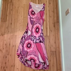 Vintage Tessuto Asymmetrical Dress